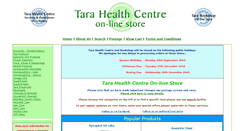 Desktop Screenshot of online-shop.tarahealthcentre.com.au